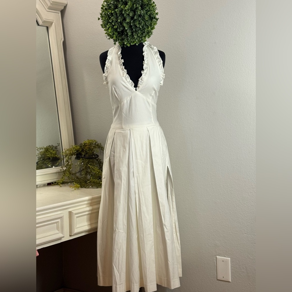 Reformation Ivory Dress